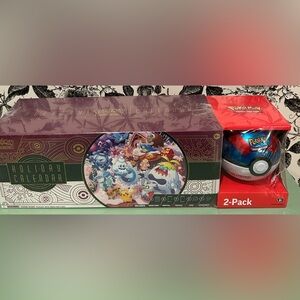 Pokemon 2025 Holiday Calendar Pokeball Costco Bundle Lunar Ball Sealed NEW